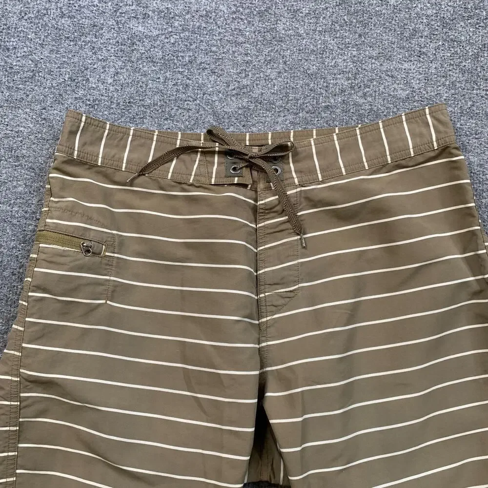 Patagonia Board Shorts Mens 34 Mushroom White Twenty Threes Swim Linerless Beach